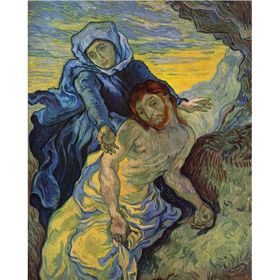 Canvas Hobby Van Gogh Pieta 40x50 cm Rulo Sayılarla Boyama Seti