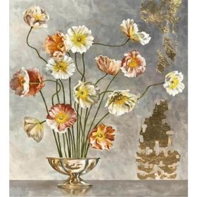 Canvas Hobby Zarif Çiçekler Rulo 70x90 cm Sayılarla Boyama Seti