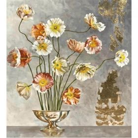 Canvas Hobby Zarif Çiçekler Rulo 70x90 cm Sayılarla Boyama Seti