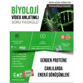 Çap Biyoloji Genden Proteine Canlılarda Enerji Dönüşümleri Konu Anlatımlı Soru Bankası