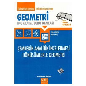 Çap Geometri Çemberin Analitik İncelenmesi Dönüşümlerle Konu Anlatımlı Soru Bankası