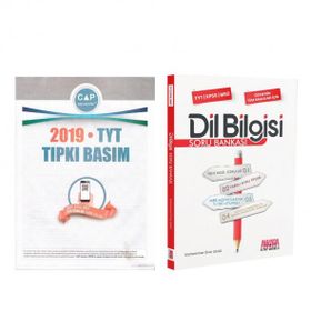 Çap TYT 2019 Tıpkı Basım Çıkmış Sorular ve AKM Dil Bilgisi Soru Bankası Seti 2 Kitap