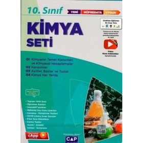 Çap Yayınları 10. Sınıf Anadolu Kimya Fasikül Seti 2024