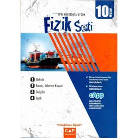 Çap Yayınları 10. Sınıf Anadolu Lisesi Fizik Seti