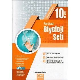 Çap Yayınları 10. Sınıf Fen Lisesi Biyoloji Seti