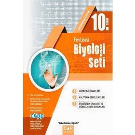 Çap Yayınları 10. Sınıf Fen Lisesi Biyoloji Seti