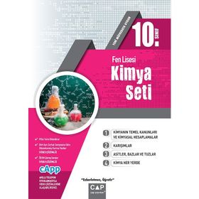 Çap Yayınları 10 .Sınıf Fen Lisesi Kimya Seti