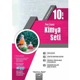 Çap Yayınları 10 .Sınıf Fen Lisesi Kimya Seti