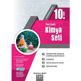 Çap Yayınları 10 .Sınıf Fen Lisesi Kimya Seti