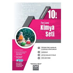 Çap Yayınları 10 .Sınıf Fen Lisesi Kimya Seti