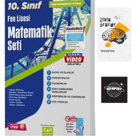 Çap Yayınları - 10. Sınıf Fen Lisesi Matematik Seti + Zihindeneme