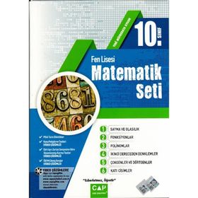 Çap Yayınları 10. Sınıf Fen Lisesi Matematik Seti