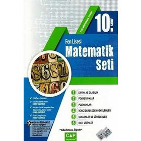 Çap Yayınları 10. Sınıf Fen Lisesi Matematik Seti