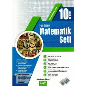 Çap Yayınları 10. Sınıf Fen Lisesi Matematik Seti