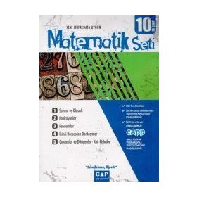 Çap Yayınları 10. Sınıf Matematik Seti