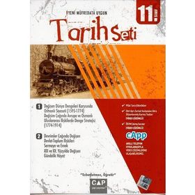 Çap Yayınları 11. Sınıf Anadolu Lisesi Tarih Seti