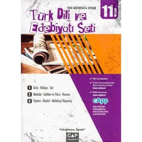 Çap Yayınları 11. Sınıf Anadolu Lisesi Türk Dili ve Edebiyatı Seti
