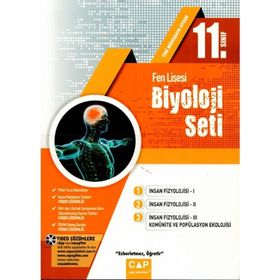 Çap Yayınları 11. Sınıf Fen Lisesi Biyoloji Seti