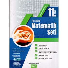 Çap Yayınları 11. Sınıf Fen Lisesi Matematik Seti