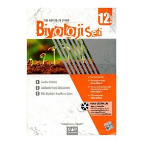 Çap Yayınları 12. Sınıf Anadolu Lisesi Biyoloji Seti