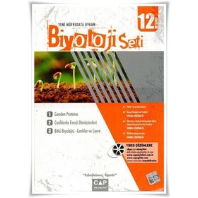 Çap Yayınları 12. Sınıf Anadolu Lisesi Biyoloji Seti
