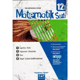Çap Yayınları 12. Sınıf Anadolu Lisesi Matematik Seti Video Çözümlü