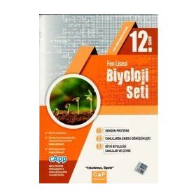 Çap Yayınları 12. Sınıf Fen Lisesi Biyoloji Seti