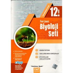 Çap Yayınları 12. Sınıf Fen Lisesi Biyoloji Seti