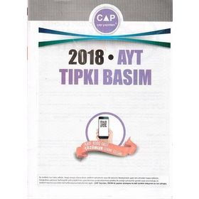 Çap Yayınları 2018 AYT Tıpkı Basım