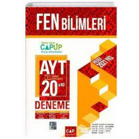 Çap Yayınları 2021 AYT Fen Bilimleri 20x40 Up Deneme