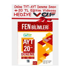 Çap Yayınları 2021 AYT Fen Bilimleri 20x40 Up Deneme