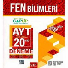Çap Yayınları 2021 AYT Fen Bilimleri 20x40 Up Deneme