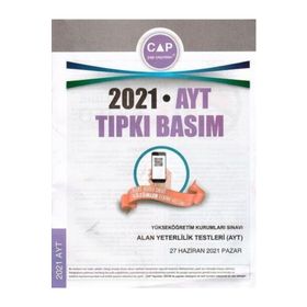 Çap Yayınları 2021 AYT Tıpkı Basım
