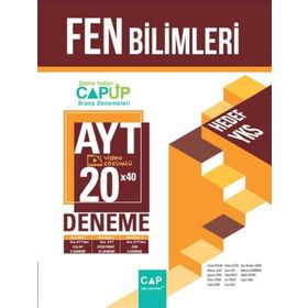 Çap Yayınları 2022 AYT Fen Bilimleri 20 x 40 Up Deneme