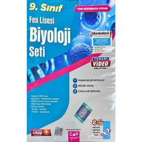Çap Yayınları 2023 9. Sınıf Fen Lisesi Biyoloji Seti