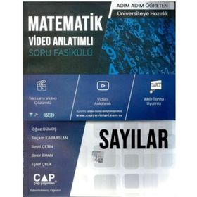 Çap Yayınları 2023 Matematik Sayılar Konu Anlatımlı Soru Bankası