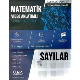 Çap Yayınları 2023 Matematik Sayılar Konu Anlatımlı Soru Bankası