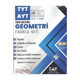 Çap Yayınları 2023 Tyt Ayt Geometri Seti
