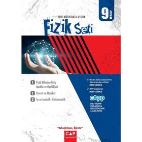 Çap Yayınları 9. Sınıf Anadolu Lisesi Fizik Seti