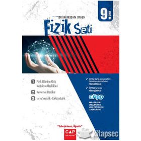 Çap Yayınları 9. Sınıf Anadolu Lisesi Fizik Seti