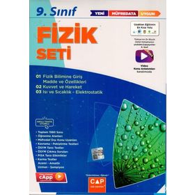 Çap Yayınları 9. Sınıf Anadolu Lisesi Fizik Seti