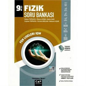 Çap Yayınları 9.Sınıf Anadolu Lisesi Fizik Soru Bankası