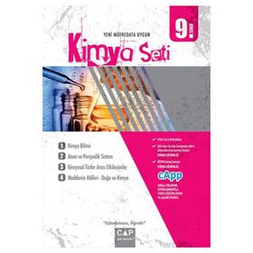 Çap Yayınları 9. Sınıf Anadolu Lisesi Kimya Seti