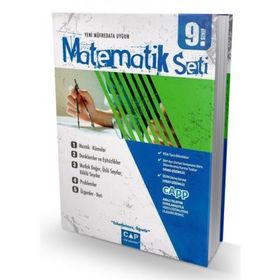 Çap Yayınları 9. Sınıf Anadolu Lisesi Matematik Seti