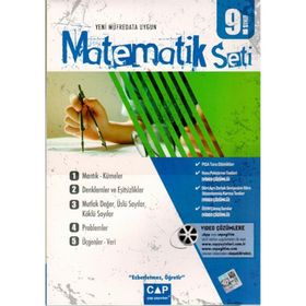 Çap Yayınları 9. Sınıf Anadolu Lisesi Matematik Seti