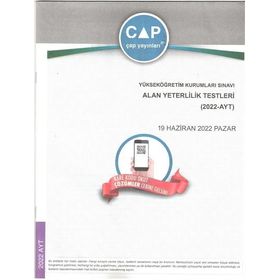 Çap Yayınları AYT 2022 Tıpkı Basım Soru Bankası