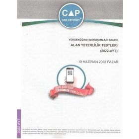 Çap Yayınları AYT 2022 Tıpkı Basım Soru Bankası