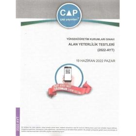 Çap Yayınları AYT 2022 Tıpkı Basım Soru Bankası