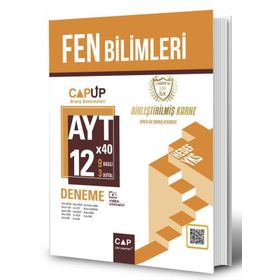 Çap Yayınları - AYT Fen Bilimleri 12 X 40 Up Deneme