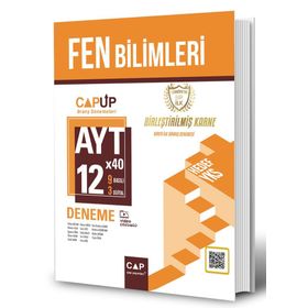 Çap Yayınları - AYT Fen Bilimleri 12 X 40 Up Deneme